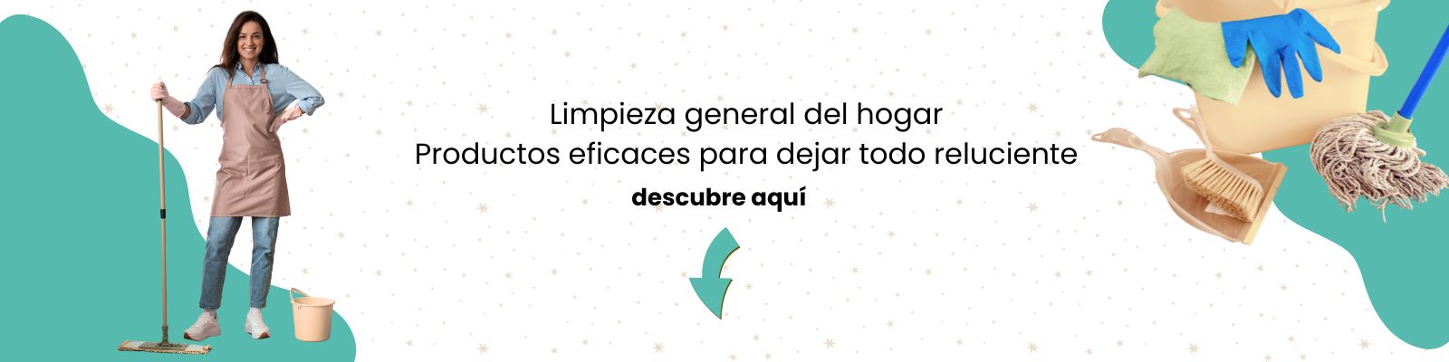 Limpieza general del hogar. Productos eficaces para dejar todo reluciente. En Kiwinnashop