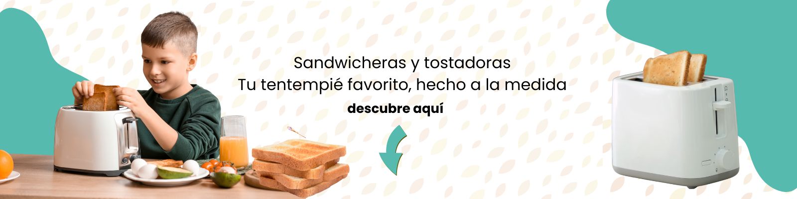 Sandwicheras y tostadoras. Tu tentempié favorito hecho a la medida. En Kiwinnashop