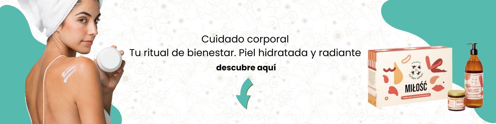 Cuidado corporal. Tu ritual de bienestar. Piel hidratada y radiante. En Kiwinnashop