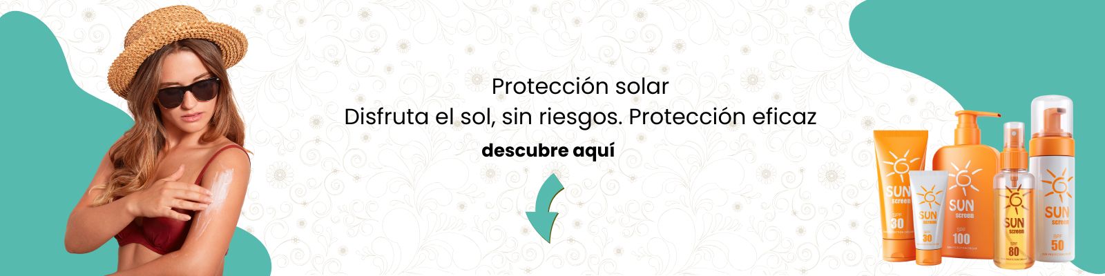 Protección solar. Disfruta el sol, sin riesgos. Protección eficaz. En Kiwinnashop
