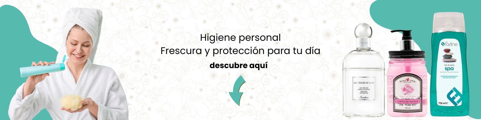 Higiene personal. Frescura y protección para tu día. En Kiwinnashop