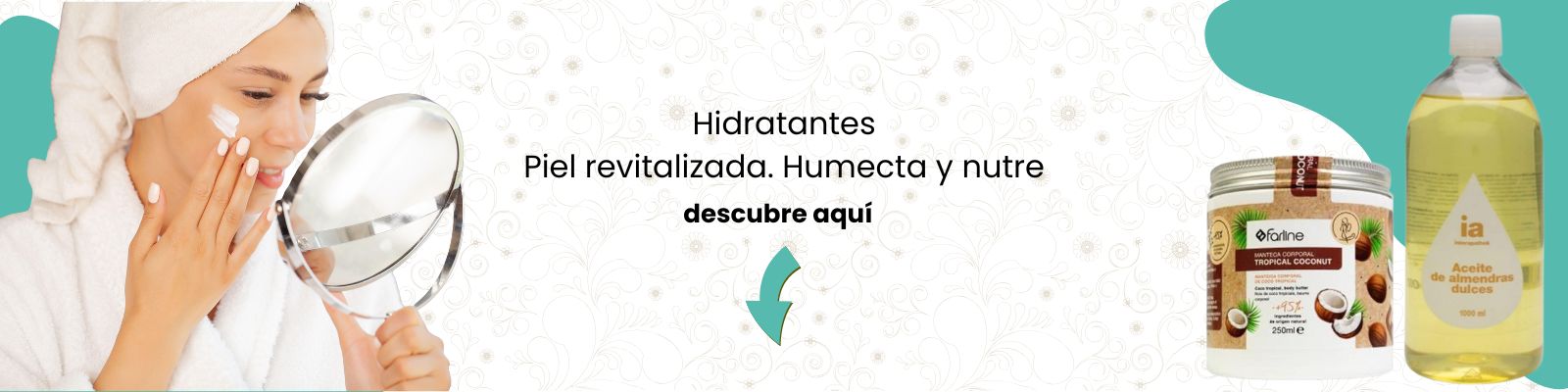 Hidratantes. Piel revitalizada, humecta y nutre. En Kiwinnashop