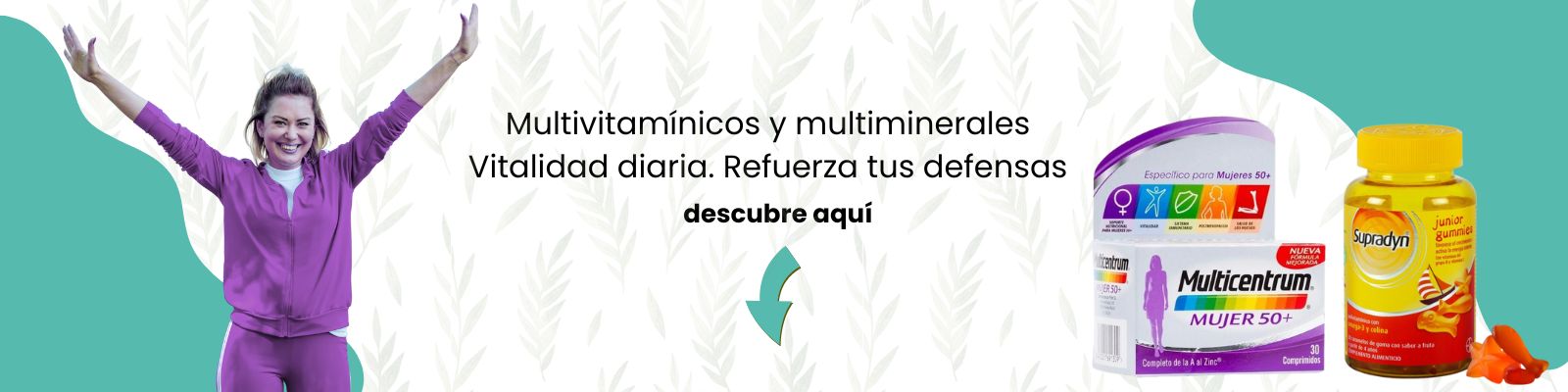 Multivitamínicos y multiminerales. Vitalidad diaria. Refuerza tus defensas. En Kiwinnashop